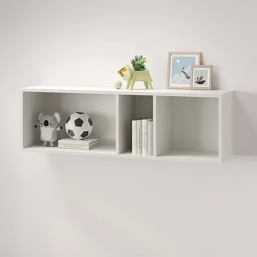 Полка настенная MebelStar Лилу 110x27x34 см Аляска белый (MBS-1307) - фото 2