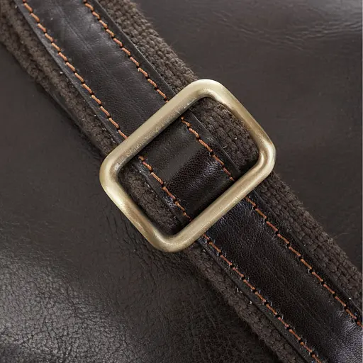 Шкіряна чоловіча сумка VIRGINIA CONTI 22х24х4 см sum0023786 - фото 5