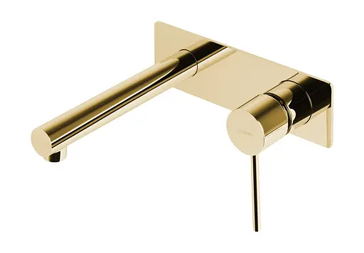 Змішувач для умивальника прихованого монтажу Corsan Lugo gold CMB7515GL Золотий - фото 1