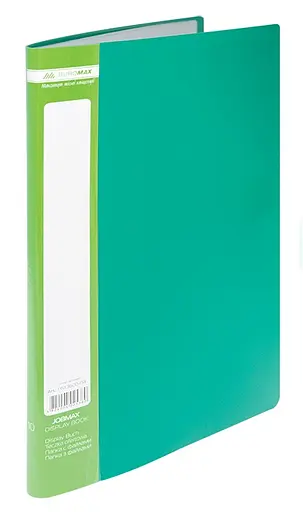 Папка із файлами Buromax А4, Jobmax, зелений, 10 файлів