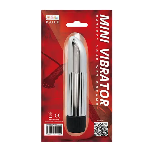 Вібратор Baile Mini Vibrator 14 см сріблястий - фото 7