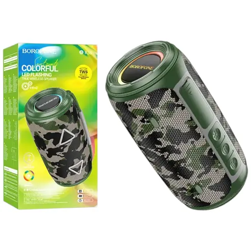 Портативна колонка BOROFONE BR38 Green Camouflage