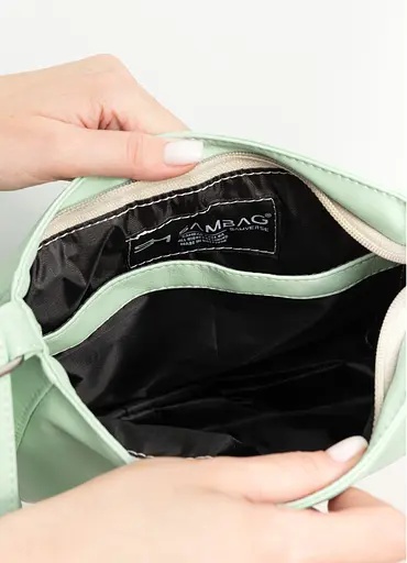 Сумка кросбоди Sambag Rose BZN мята 20 х 24 х 7 см (94000014) - фото 6