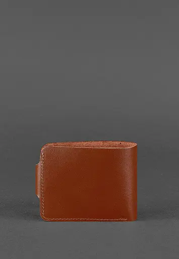 Шкіряне портмоне 4.3 світло-коричневе - фото 5