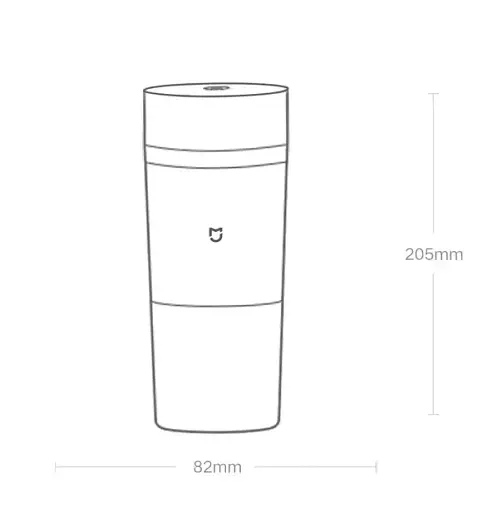 Фітнес-блендер Xiaomi MiJia Portable Juicer Cup White (MJZZB01PL) - фото 4