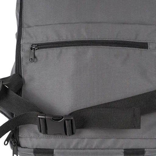 Рюкзак-антикрадій OOLOO Кенгуру 40x30x20 см, графітовий 2657 - фото 4