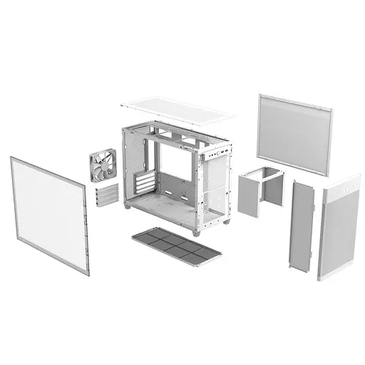 Корпус ASUS Prime AP201 Tempered Glass White (90DC00G3-B39010) Без БП - фото 5