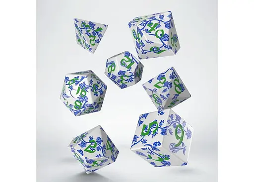 Набір кубиків Full Art Dice Set: Porcelain , 7 шт. (SWSPPORC) - фото 2