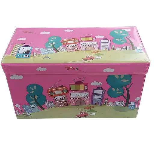 Складаний органайзер-ящик C 68853-2 для іграшок, книжок та одягу 59.5 × 31 × 35.5 см - фото 2