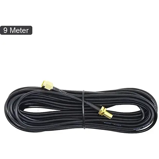 Антенный кабель-удлинитель Unitoptek SMA-9 с разъемами SMA длиной 9 метров - фото 2