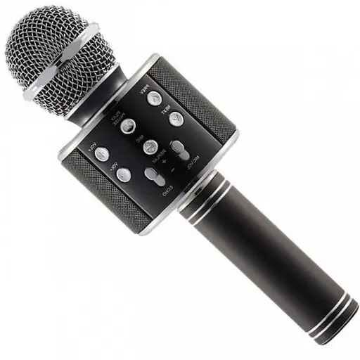 Караоке-мікрофон Wster бездротовий WS 858 Black (au083) - фото 1