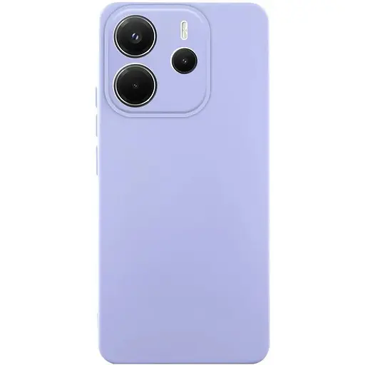Чехол TPU Getman Liquid Silk Full Camera для Xiaomi Redmi Note 14 4G (Int. version) Сиреневый / Dasheen