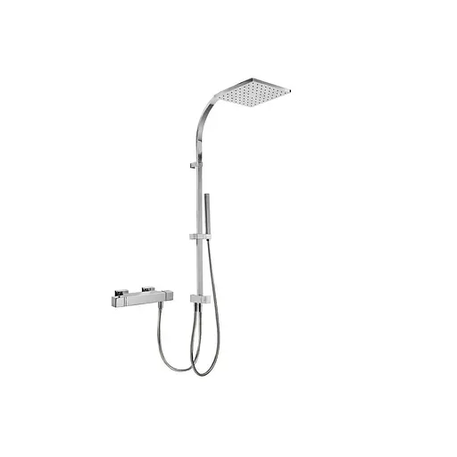 Душова система TRES CUADRO 00738501 термостатична для ванної з верхнім душем і ручним душем