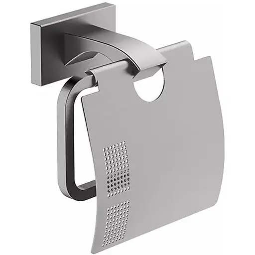 Держатель туалетной бумаги оружейная сталь Gappo G0703-9 Графитовый хром - фото 1