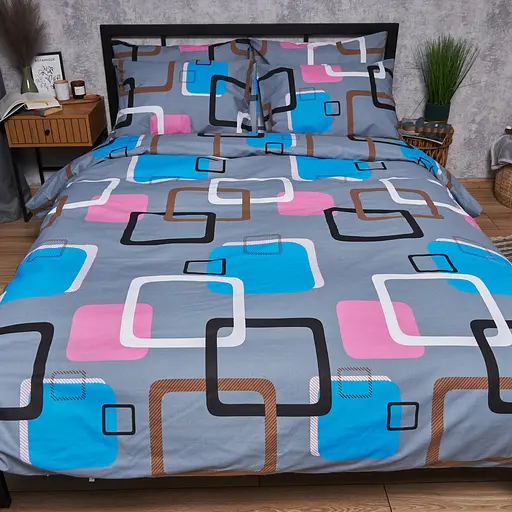 Пододеяльник Moon&Star Бязь Gold Люкс Retro Vibes King Size 220x240 см - фото 2