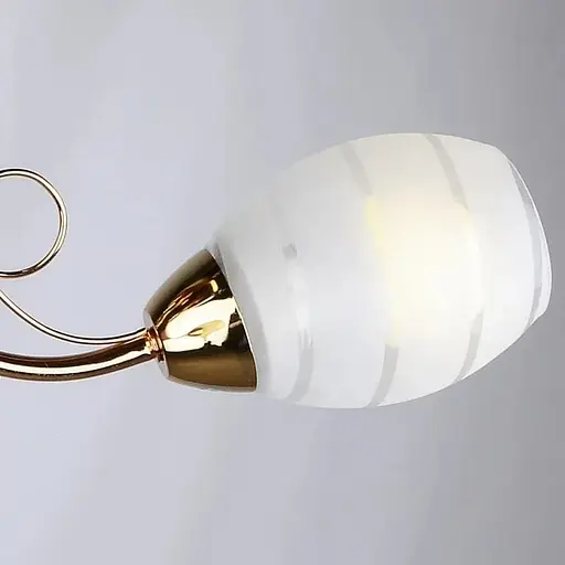 Люстра потолочная Brille для кухни E27 60W G (LK-333C/3) - фото 3