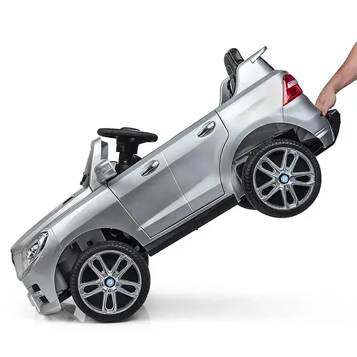 Електромобіль дитячий Bambi Джип Racer Mercedes Benz M 3568EBLRS-11 з чохлом Сірий - фото 3