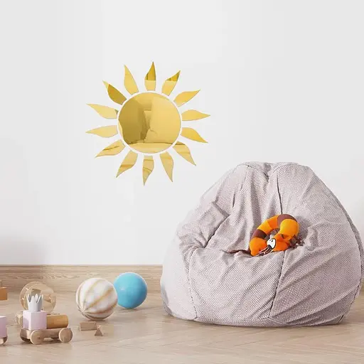 Дзеркальний декор Wall Sticker SW-00002502 акриловий самоклеючий 15 шт. золото - фото 5