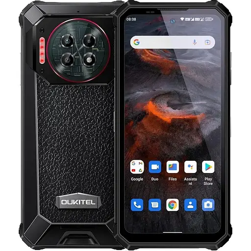 Смартфон Oulitel WP19pro 678” FHD+ /8GB/256GB/ Helio G99/22000mAh/64+20Мп/IP69K/ NFC/Black