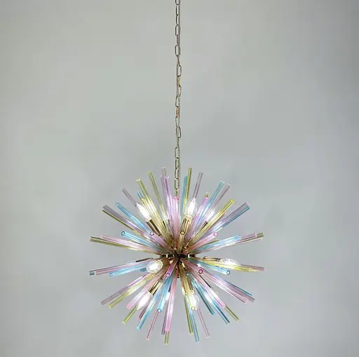 Люстра SPUTNIK non-ferrous з скляними паличками | Арт. MD 9065 GD | Line F - фото 3