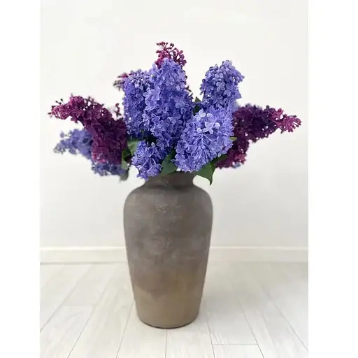 Сирень искусственная латексная Real Touch премиум качество 72 см фиолетовая - фото 3