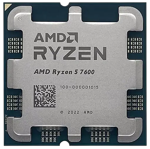 Процессор AMD Ryzen 5 7600 Socket AM5 OEM (100-100001015) Б/У - фото 1