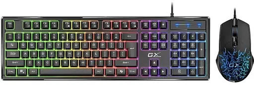 Комплект (клавиатура и мышь) Genius Scorpion KM-GX3 Black UKR USB - фото 1