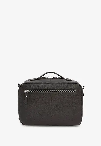 Жіноча шкіряна сумка Avenue чорна Saffiano - фото 5