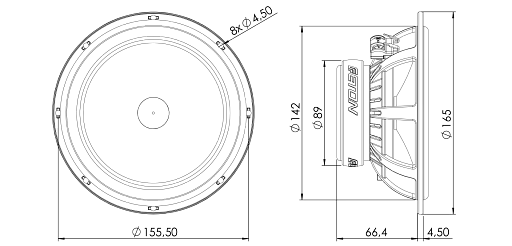 Компонентна акустична система Eton ET-PRO175 - фото 4