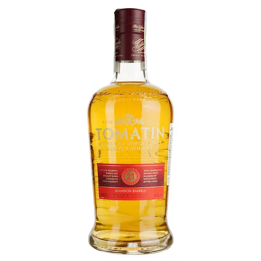 Віскі Tomatin 21 Year Old 46% 0.7 л в подарунковій упаковці - фото 2