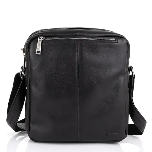 Чоловіча шкіряна сумка через плече TARWA 24х26х7 см sum0025862 - фото 7