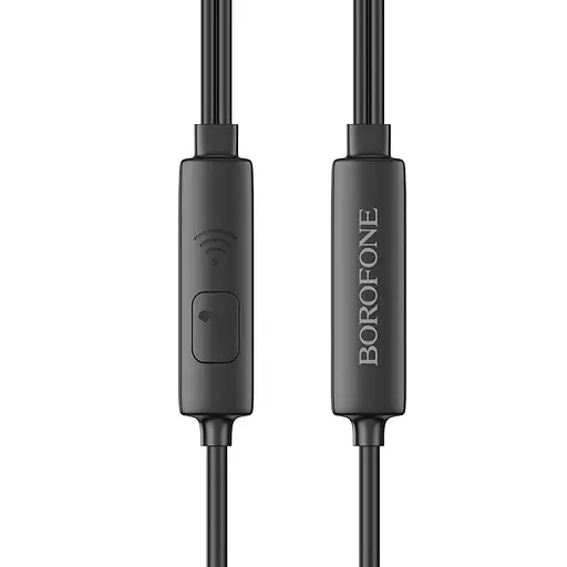 Навушники BOROFONE BM54 Maya Universal Earphones with mic Black - фото 2