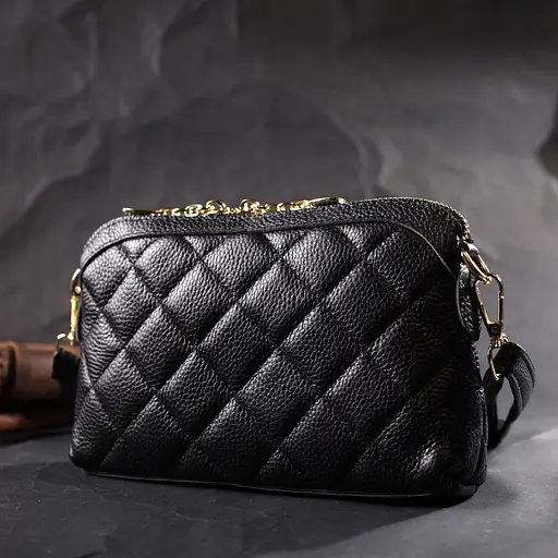 Жіноча шкіряна сумка Vintage 21,5х13,5х5,5 см 000275380 - фото 6