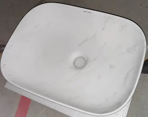 Умивальник накладний Mixxus Premium Diverse-0112 marble 455x325x135 мм MP6543, Мармур - фото 4