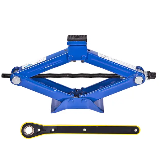 Домкрат гвинтовий ромбовидний Vitol з тріскачкою 1.5т 104-390 мм 2.7 кг (DB-T10105B) - фото 2