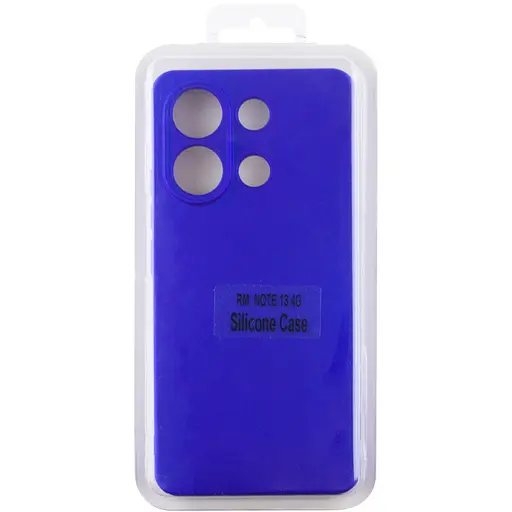 Чохол Silicone Cover Lakshmi Full Camera (AA) для Xiaomi Redmi Note 13 5G Синій / Iris - фото 7