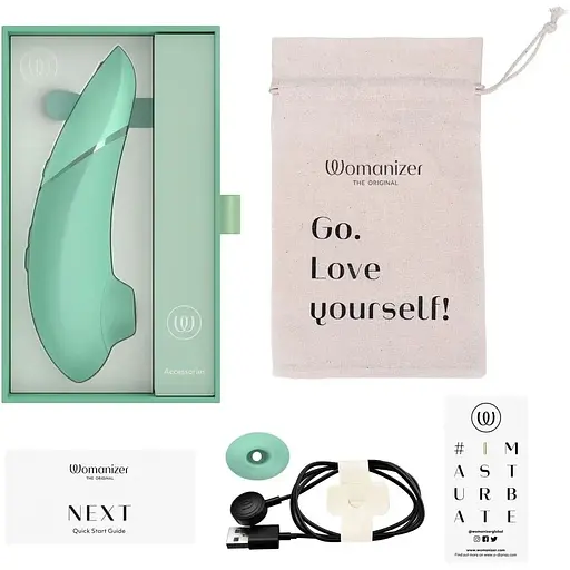 Вакуумный стимулятор Womanizer Next (Sage) - фото 2