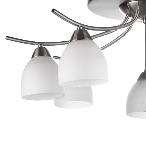 Люстра стельова Brille E14 40W PN (BKL-511C/7) - фото 2