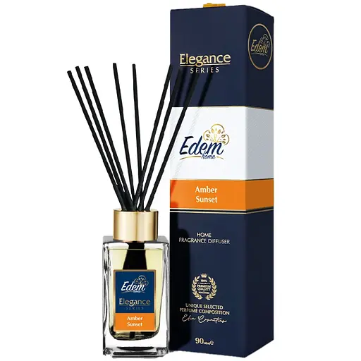 Аромадифузор з паличками Edem Elegance Series Amber Sunset 90 мл