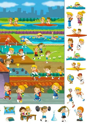 Книга-картонка Великий віммельбух. Світ навколо тебе - фото 5