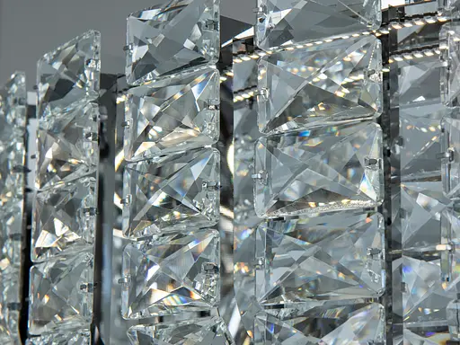 Светодиодная люстра подвесная 2 кольца золото 86 Вт - фото 4