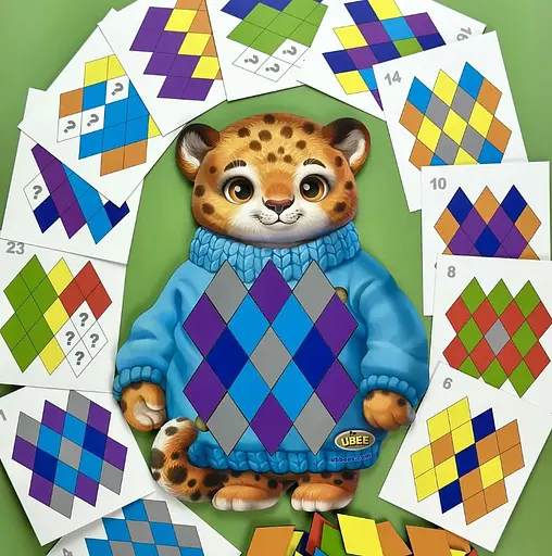 Пазл з картками Ubee Гепард ПСД289