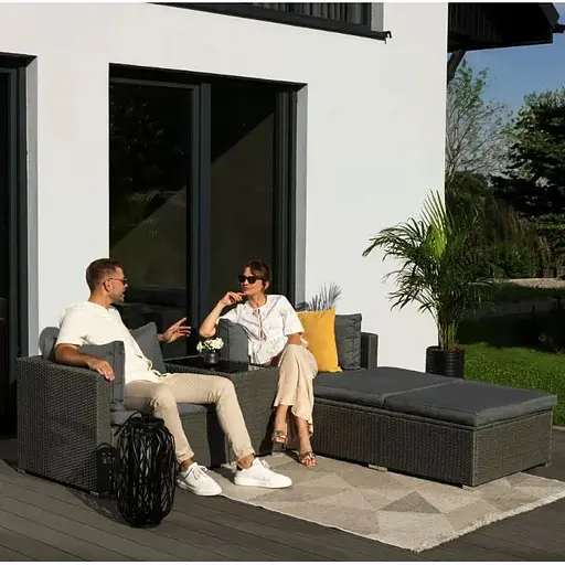 Комплект садових меблів Di Volio Alzano сірий - фото 8