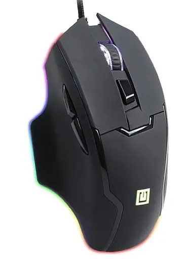 Мышь Real-EL RM-555 USB Black (RM-555 USB Black) - фото 2