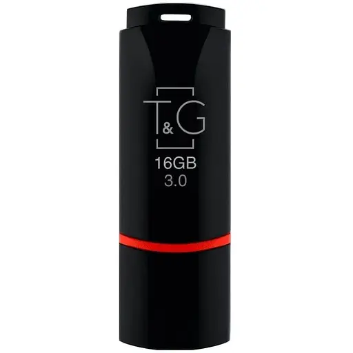 Флеш накопитель USB 16Gb T&G Classic TG011 черный USB 3.0 (TG011-16GB3BK) - фото 1