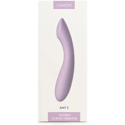 Вібратор для точки G з інтелектуальним режимом Svakom Amy 2 Pastel Lilac - фото 7