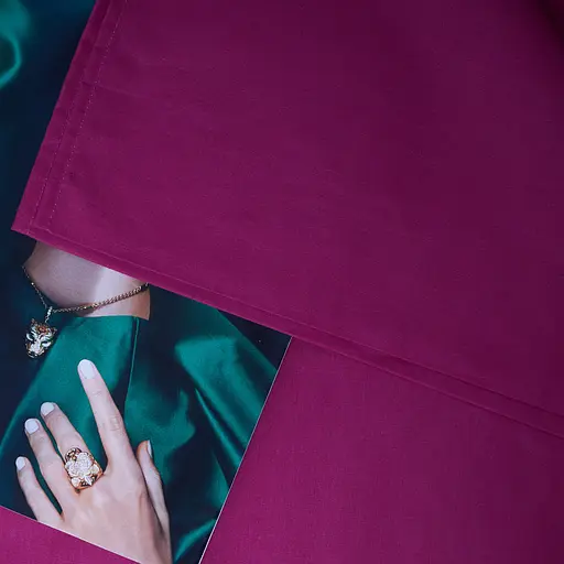 Простынь Moon&Star Crimson Elegance Бязь Gold Люкс 220х240 см (MS-860000139) - фото 3