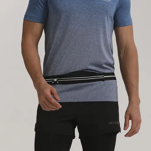 Спортивная сумка для бега на пояс YUNMAI Sports Waist bag Black YMWP-N301 - фото 2