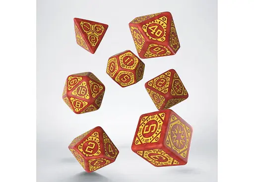Набор кубиков Starfinder Dawn of Flame Dice Set , 7 шт. (STAR2H) - фото 2