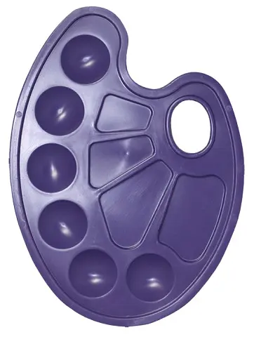 Палитра для рисования фиолетовая